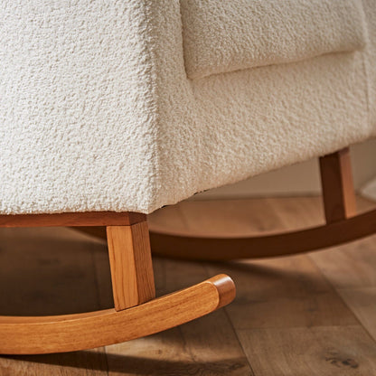 CuddleCo Etta Boucle Nursing Chair - Off White