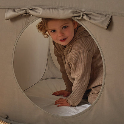 CuddleCo Pop-up Play Tent 2 Piece Set - Cube & Tunnel