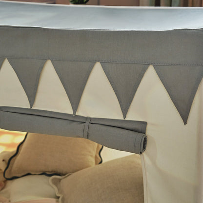 CuddleCo Play House with Bunting - Sea Salt