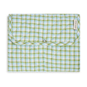 Avery Row Cotton Travel Baby Changing Mat - Greenhouse Gingham
