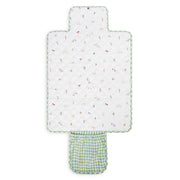 Avery Row Cotton Travel Baby Changing Mat - Greenhouse Gingham