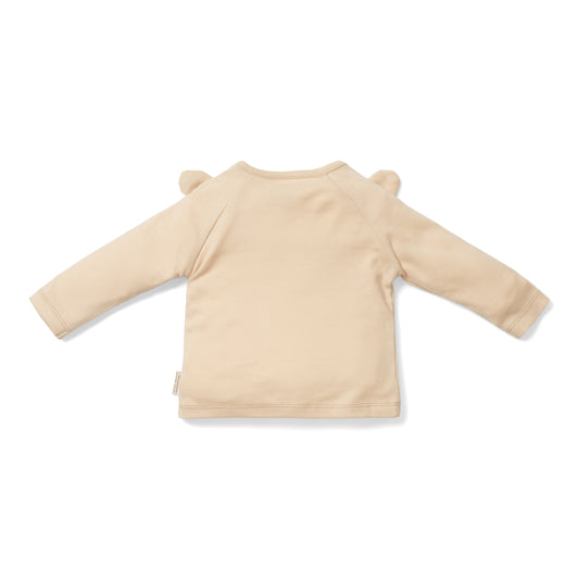 Little Dutch T-Shirt Long Sleeves With Ears - Baby Bunny Sand