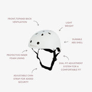 Banwood Kids Helmet 50-54cm - Matte White