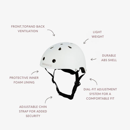Banwood Kids Helmet 50-54cm - Matte White