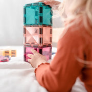 CONNETIX Magnetic Tiles 40 Piece Pastel Square Pack