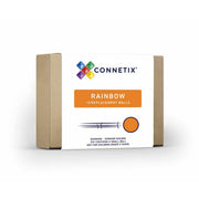 CONNETIX Magnetic Tiles 12 Piece Rainbow Replacement Ball Pack