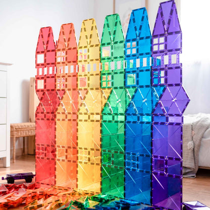 CONNETIX Magnetic Tiles 212 Mega Pack