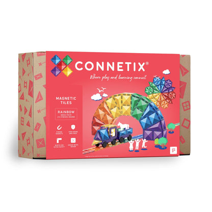 CONNETIX Magnetic Tiles 212 Mega Pack