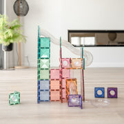 CONNETIX Magnetic Tiles 80 Piece Pastel Ball Run Expansion Pack