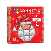 CONNETIX Magnetic Tiles 17 Piece Christmas Santa Pack