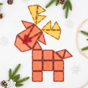 CONNETIX Magnetic Tiles 25 Piece Christmas Reindeer Pack
