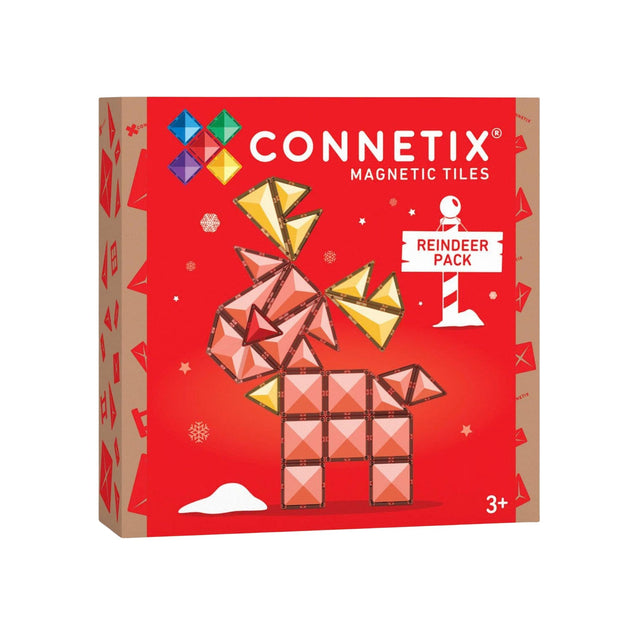CONNETIX Magnetic Tiles 25 Piece Christmas Reindeer Pack