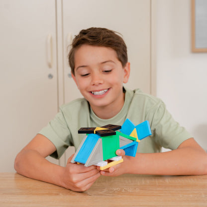 CONNETIX Magnetic Tiles 30 Piece Pro Build-It Vehicles Pack