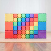 CONNETIX Magnetic Tiles 42 Piece Rainbow Square Pack