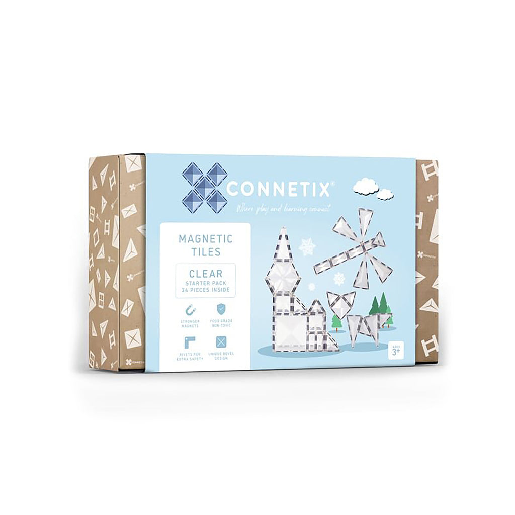 Magnetic Tiles 34 Piece Clear Starter Pack