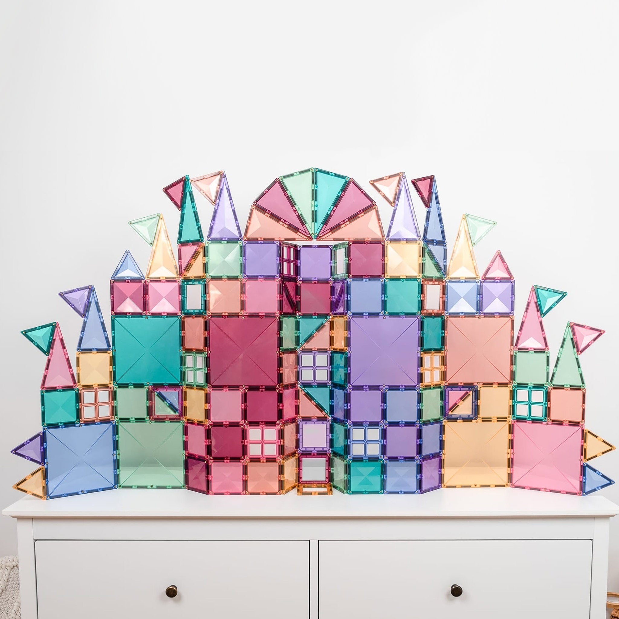 Connetix Tiles - 120 Piece Pastel Creative Pack | Scandiborn