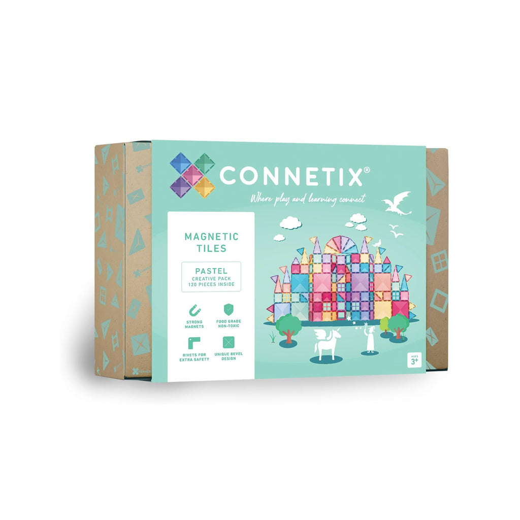 Magnetic Tiles 120 Piece Pastel Creative Pack