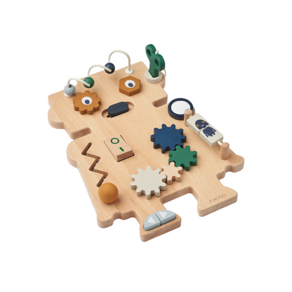 Liewood Carola Robot Play Board - Indigo Blue Multi Mix