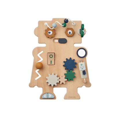 Liewood Carola Robot Play Board - Indigo Blue Multi Mix