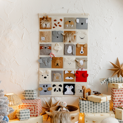MiniCamp Felt Pocket Wall Organiser - Animals