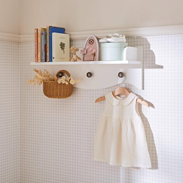 CuddleCo Clara Wall Shelf - White