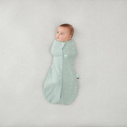ergoPouch Organic All Year Cocoon Swaddle Sleeping Bag - Sage 1.0 TOG