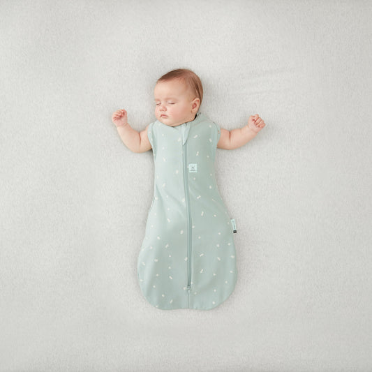 ergoPouch Organic All Year Cocoon Swaddle Sleeping Bag - Sage 1.0 TOG