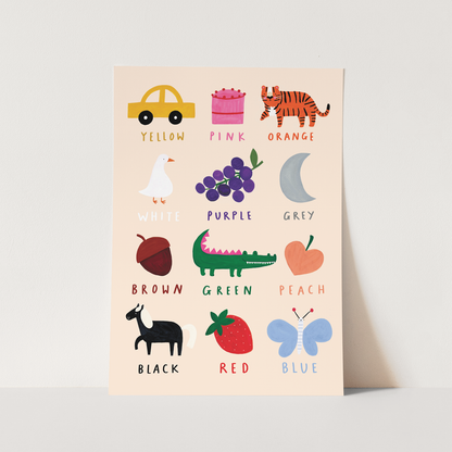 Kid of the Village Colours Fine Art Print
