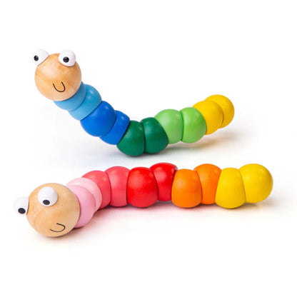 Bigjigs Toys Wiggly Worm - Rainbow