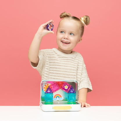 CONNETIX Magnetic Tiles 32 Piece Travel Mini Pack