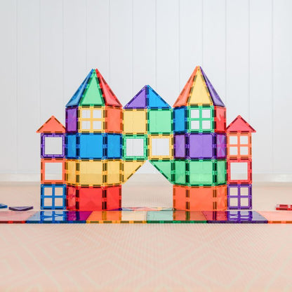 CONNETIX Magnetic Tiles 60 Piece Rainbow Starter Pack