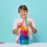 CONNETIX Magnetic Tiles 56 Piece Bright Starter Pack