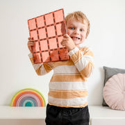 CONNETIX Magnetic Tiles 2 Piece Base Plate Pack - Lemon & Peach