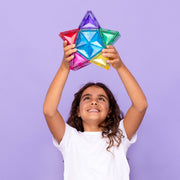 CONNETIX Magnetic Tiles 28 Piece Light Star Pack