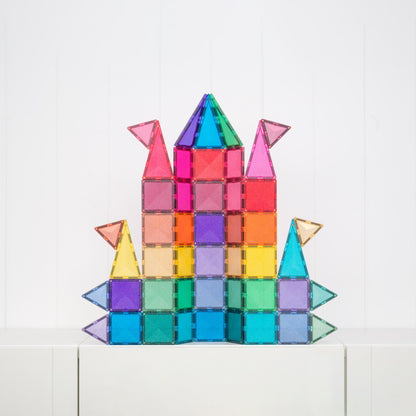Connetix Tiles - 48 Piece Glitter Castle Pack