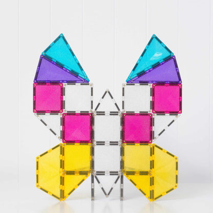 Connetix Tiles - 56 Piece Glitter Unicorn Pack