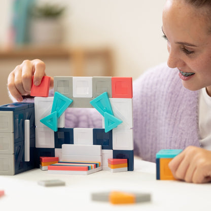 CONNETIX Magnetic Tiles 70 Piece Pro Constructor Set