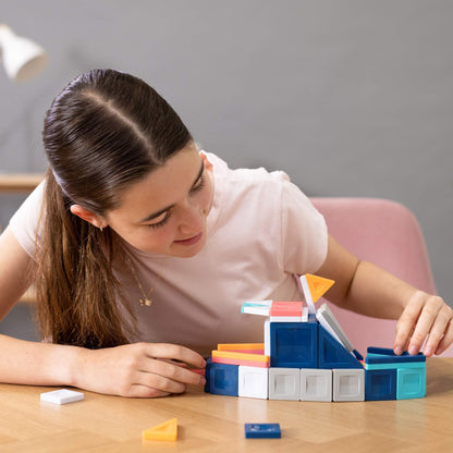 CONNETIX Magnetic Tiles 70 Piece Pro Constructor Set