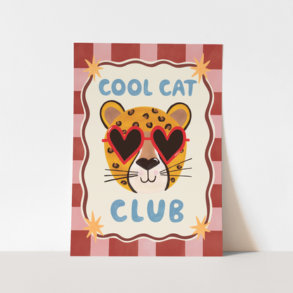 Kid of the Village Cool Cat Club Fine Art Print