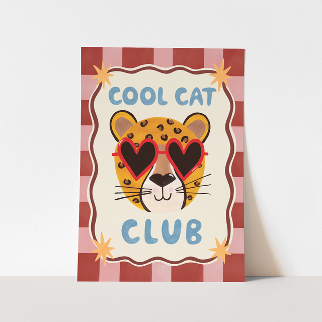 Kid of the Village Cool Cat Club Fine Art Print