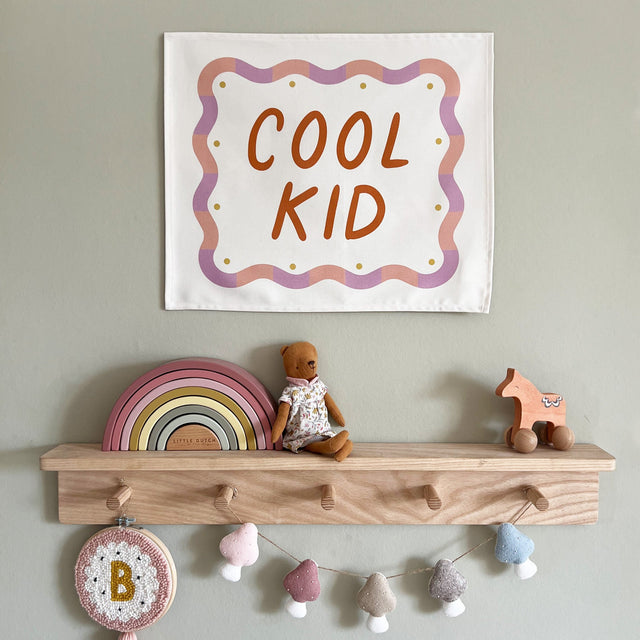 Kid Of The Village Cool Kid Banner - Orange