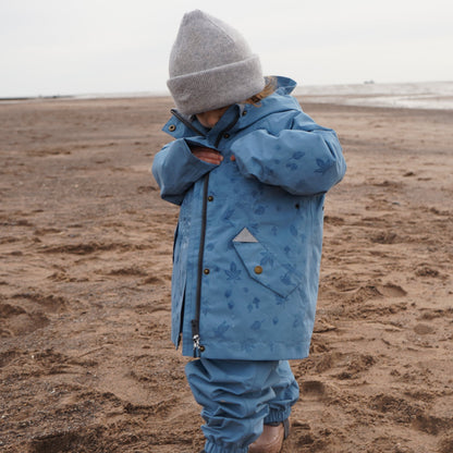 Toastie Fully Waterproof Raincoat - Rain Blue Magic Print