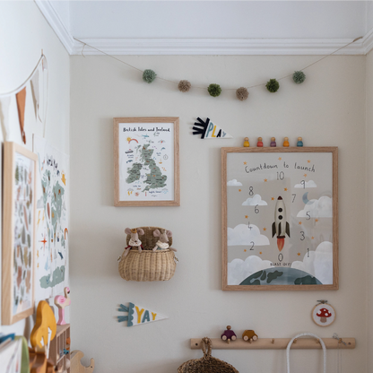 Kid of the Village Countdown to Launch Fine Art Print - Stone