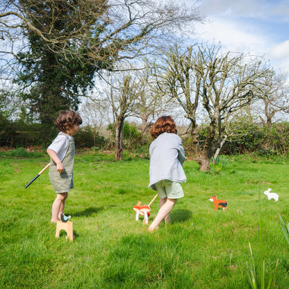 Tender Leaf Woodland Indoor Croquet Set