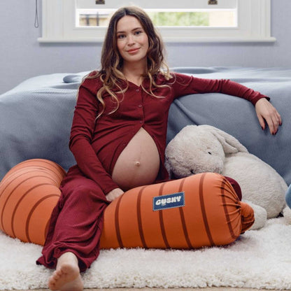 Cushy Puff Pregnancy Pillow - Cinnamon Spice