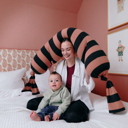Cushy Puff Pregnancy Pillow - Hot Chocolate