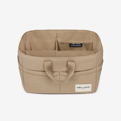 Tiba + Marl Canvas Organiser Caddy / Pocket Tote Insert - Desert
