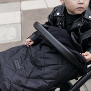 Tiba + Marl Universal Buggy Footmuff - Quilted Black