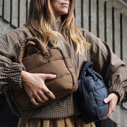 Tiba + Marl Puffy Changing Grab Bag - Black