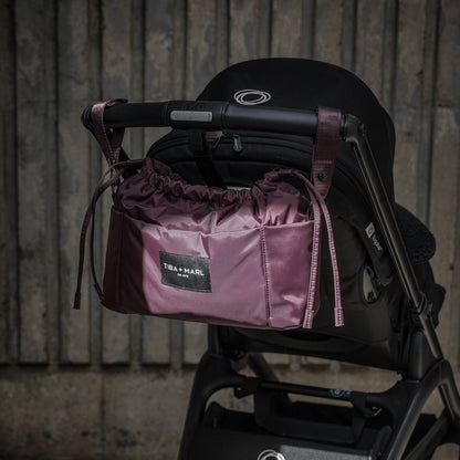 Tiba + Marl Mini Luna Drawstring Stroller Bag - Burgundy